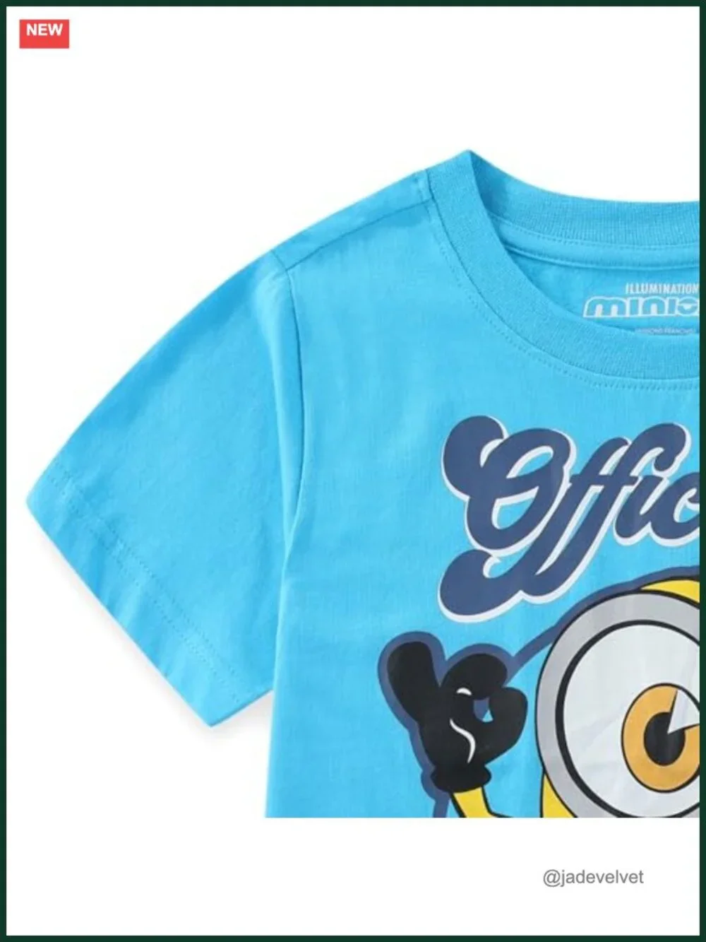 3 Pack Boys Short Sleeve T-Shirts Minions Toddler Big Kid Cotton Blend